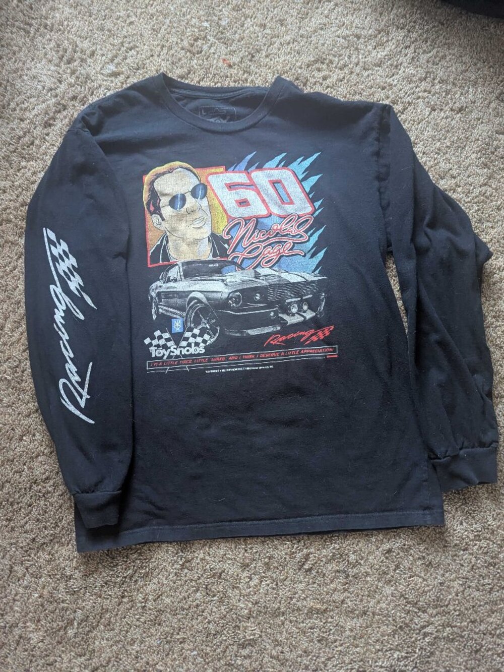 Nic Cage Gone In 60 Seconds Toy Snobs x Meth Syndicate Long Sleeve